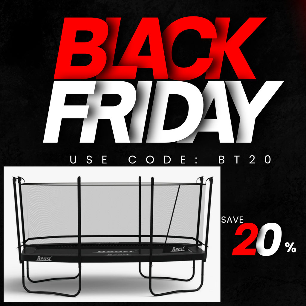 Beast K9 10x17 Performance Rectangle Trampoline with Enclosure