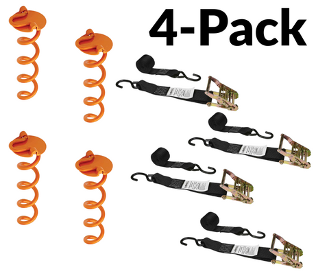 Beast Trampoline High Power Anchor Kit 4 Pack