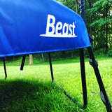 Beast 14 ft Trampoline (BLUE) with Premium Enclosure | NO WEIGHT LIMIT | Free Ladder